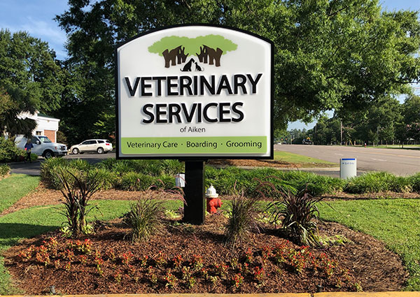 Carousel Slide 10: Veterinary Services Sign